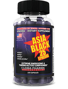 Cloma Pharma Asia Black 100 таб.